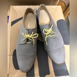 Cole Haan Women's Gramercy Oxford in grey and yellow in size 7